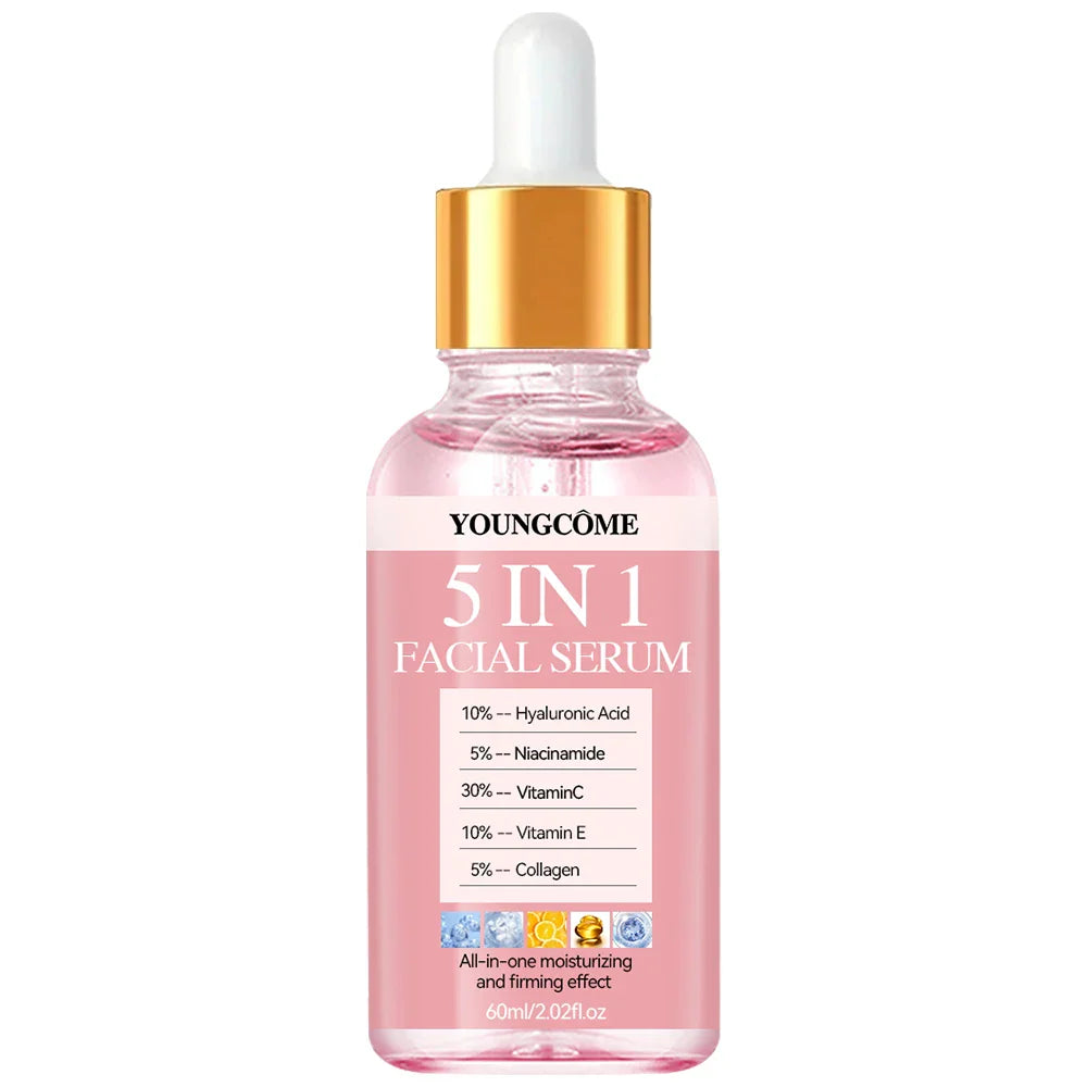 YOUNGCOME Vitamin C & Hyaluronic Acid Face Serum 5-in-1