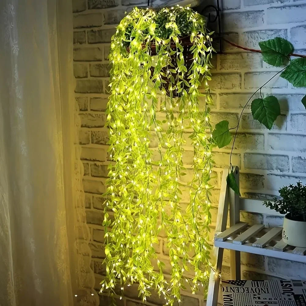 2M Artificial Willow Vine Garland – Bedroom & Party Décor