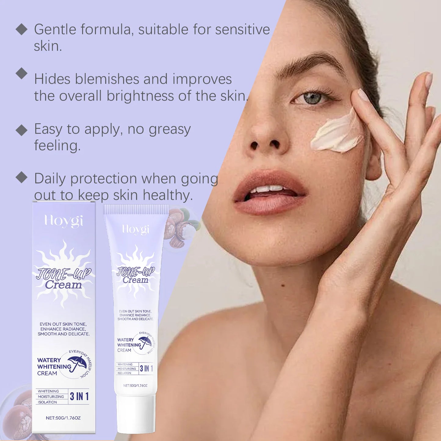 Hoygi Anti-Fine Line Brightening Cream | Even Skin Tone 50g