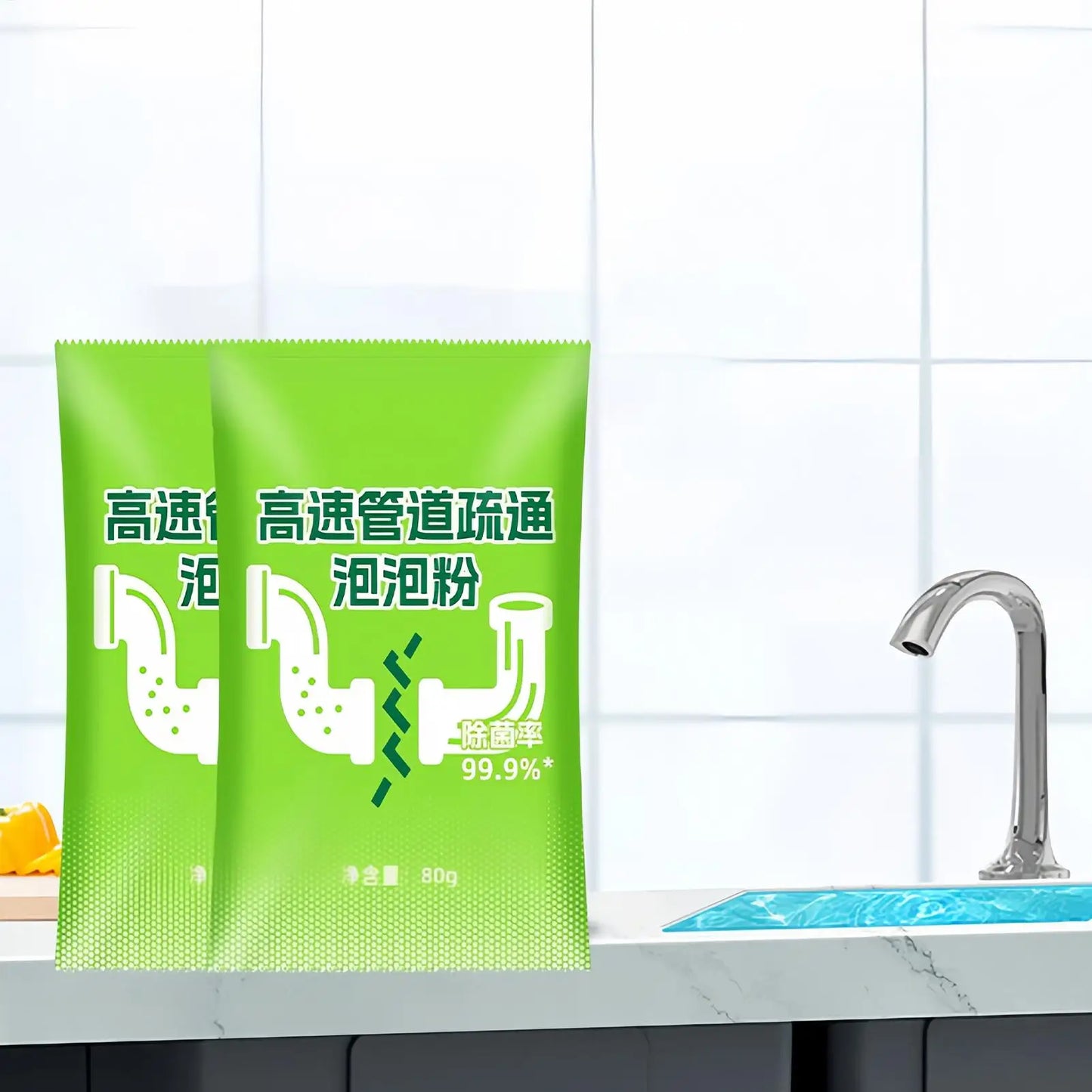 Foaming Drain Cleaner Powder – Fast-Acting Clog Remover