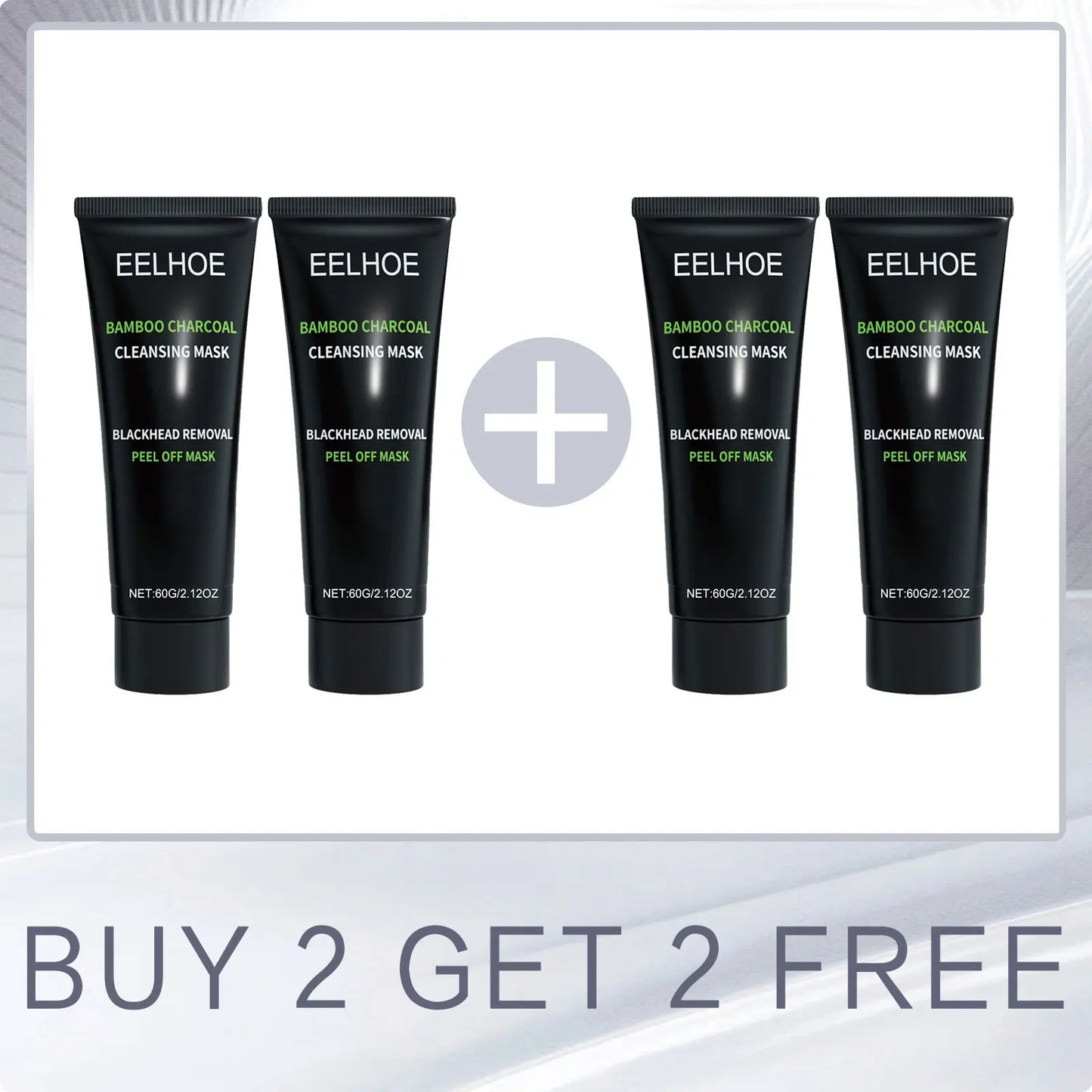 Eelhoe Bamboo Charcoal Peel-Off Mask – Pores & Oil Control