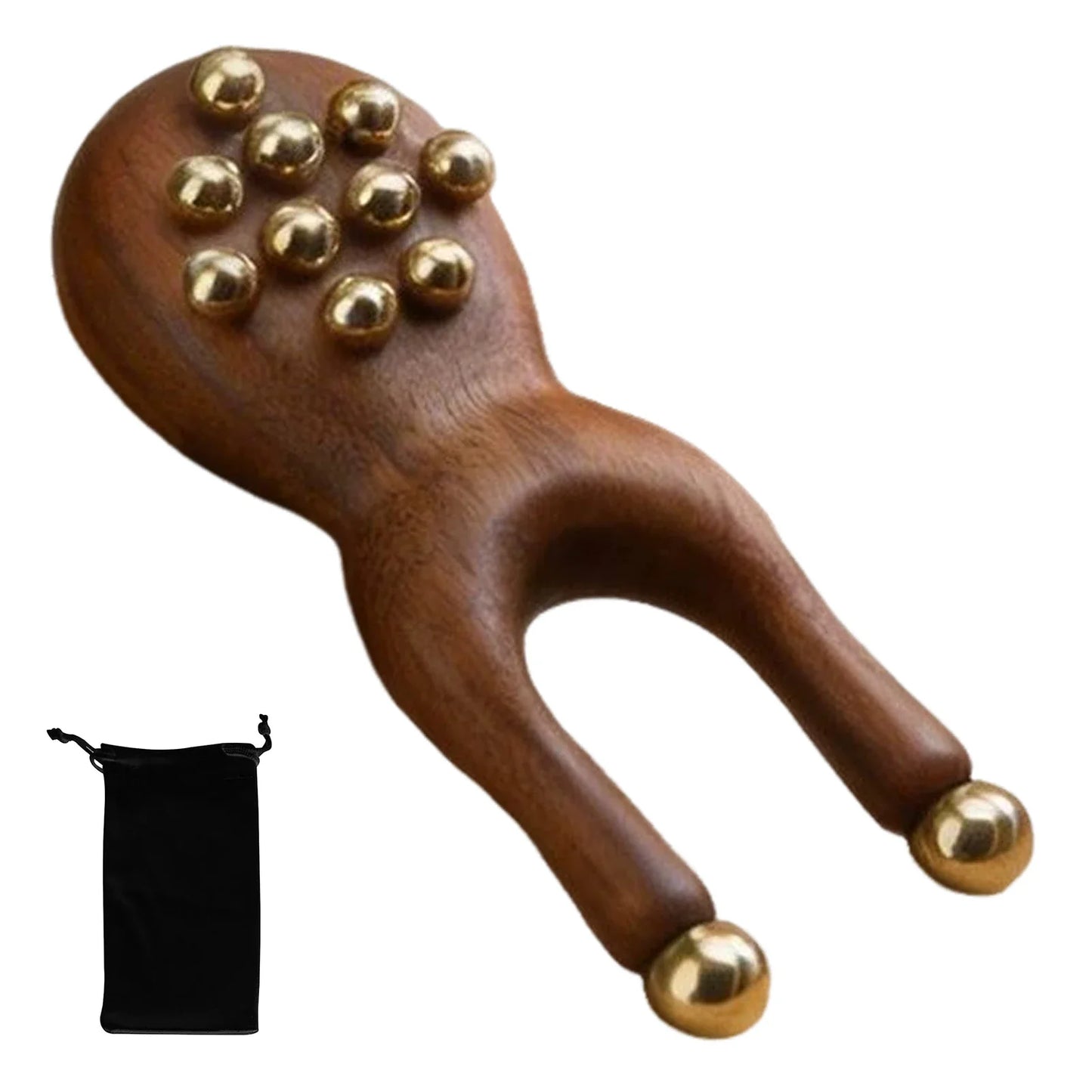 Wooden Brass Facial Massager – Face Lifting & Skin Tool