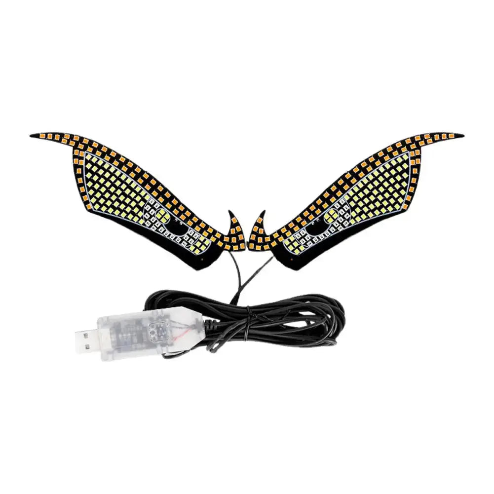 LED Devil Eyes Light for Cars and Trucks | USB Warning Lights Peaceful Pleasures Health and Wellness B