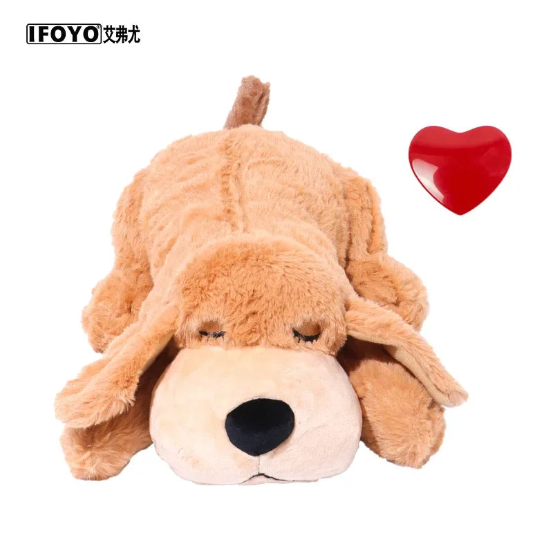 IFOYO Heartbeat Dog Snuggle Toy – Calming Plush Sleep Doll
