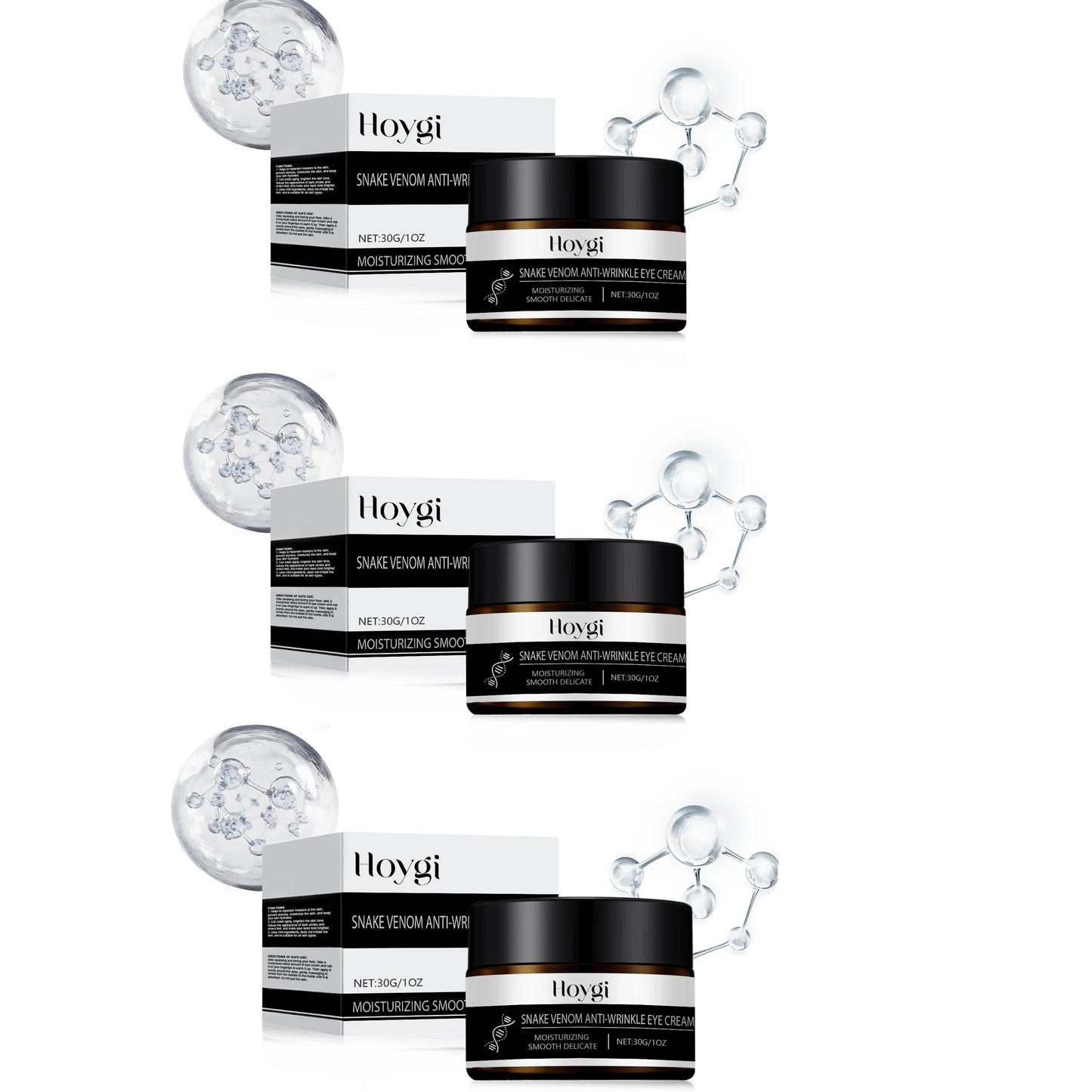 Snake Venom Peptide Eye Cream – Anti-Wrinkle Dark Circle Remover
