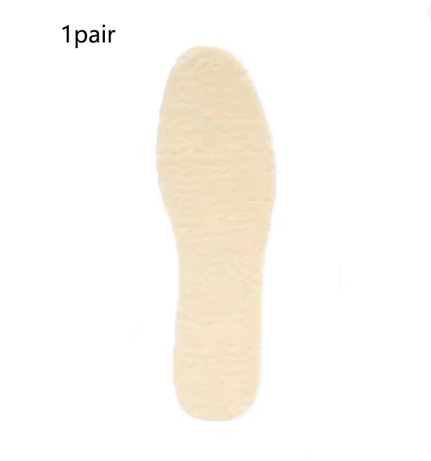 1/2/3/4Pair Adjustable Warm Insoles with Fleece and Thickened Lambskin Comfortable Cashmere and Cotton Insoles Snow Boots Peaceful Pleasures Health and Wellness 1pair 37-38