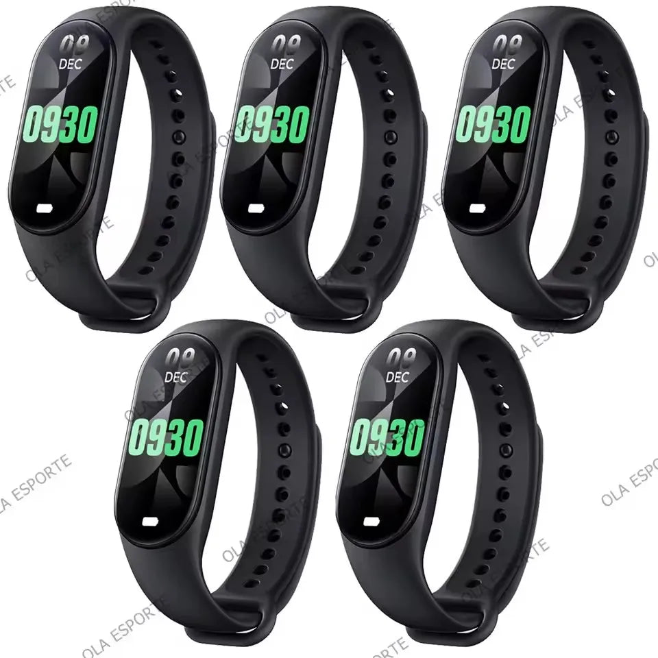 Sports Smart Watch Music Control Fitness Calorie Track Bracelet Phone Information Remind Steps Bluetooth Smart Watches M8 Band Peaceful Pleasures Health and Wellness 5Bk