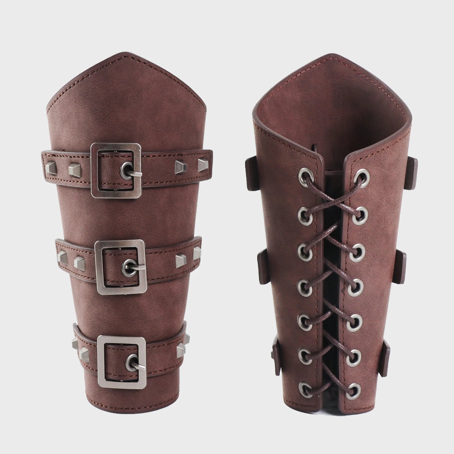 Retro Leather Embossed Belt Accessory BagLARP Halloween Costume