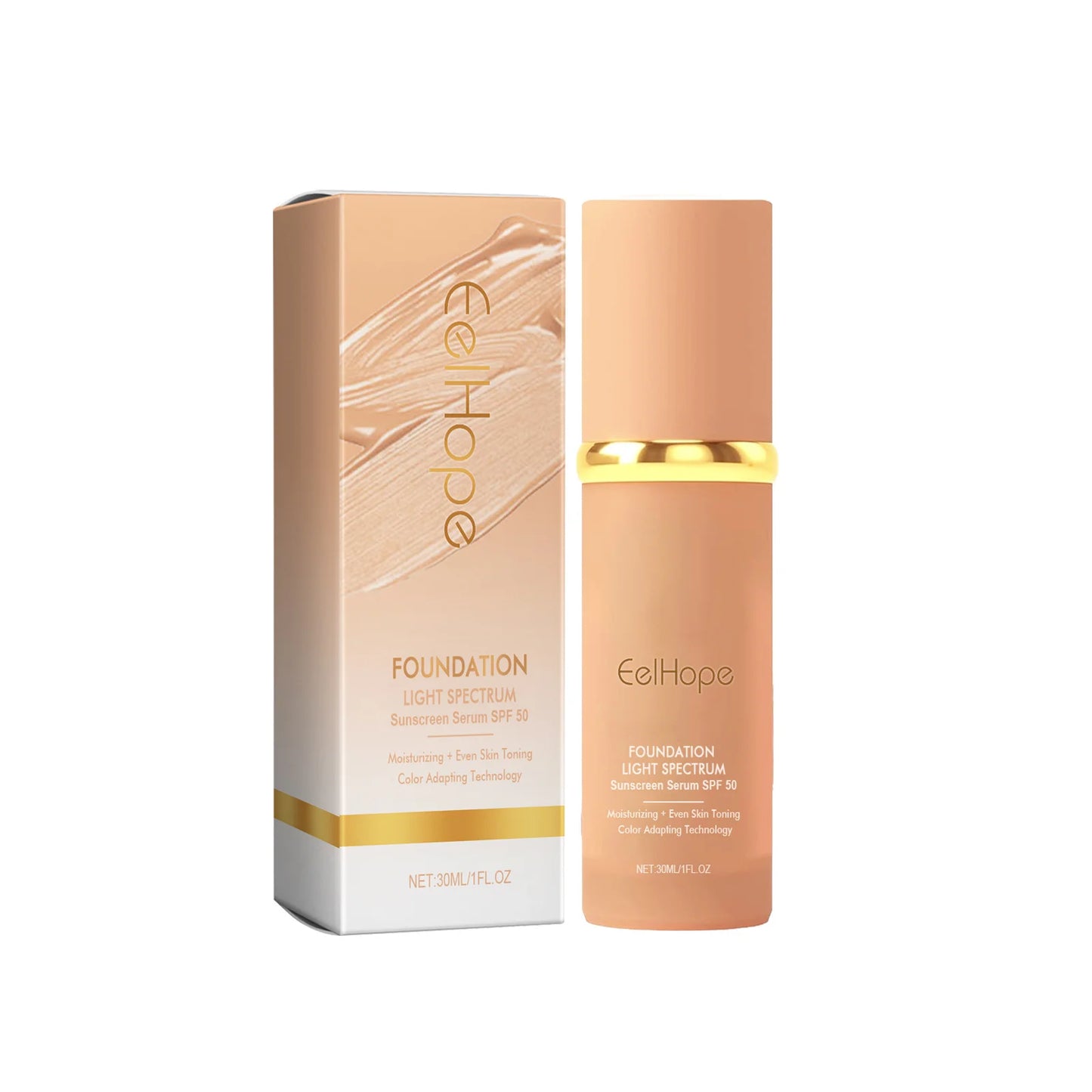 Eelhope 4-in-1 Color Changing Foundation SPF 50+ Matte 30ml