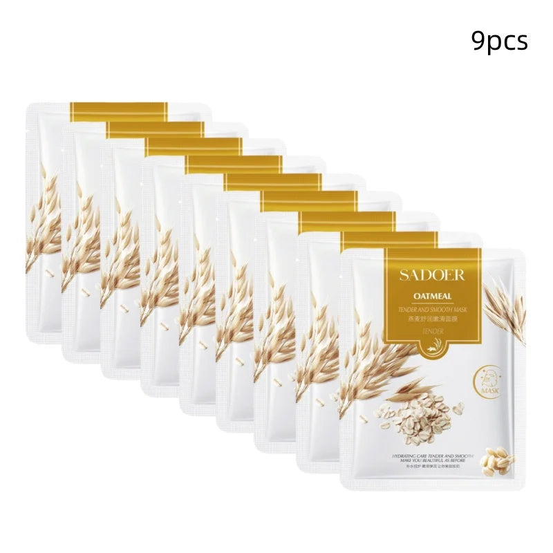 Oatmeal Face Mask – Glycerin & Hyaluronate Deep Hydration