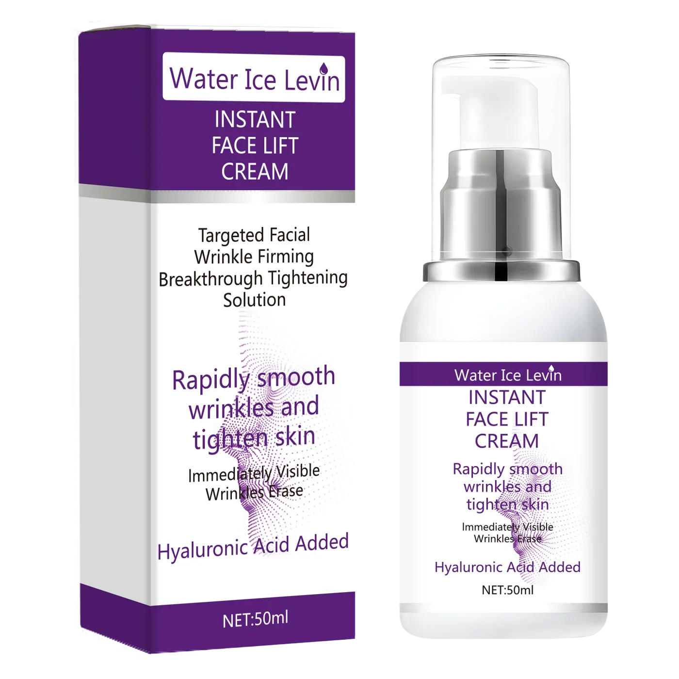 Instant Firming Face Cream – Hyaluronic Acid & Collagen 50ml