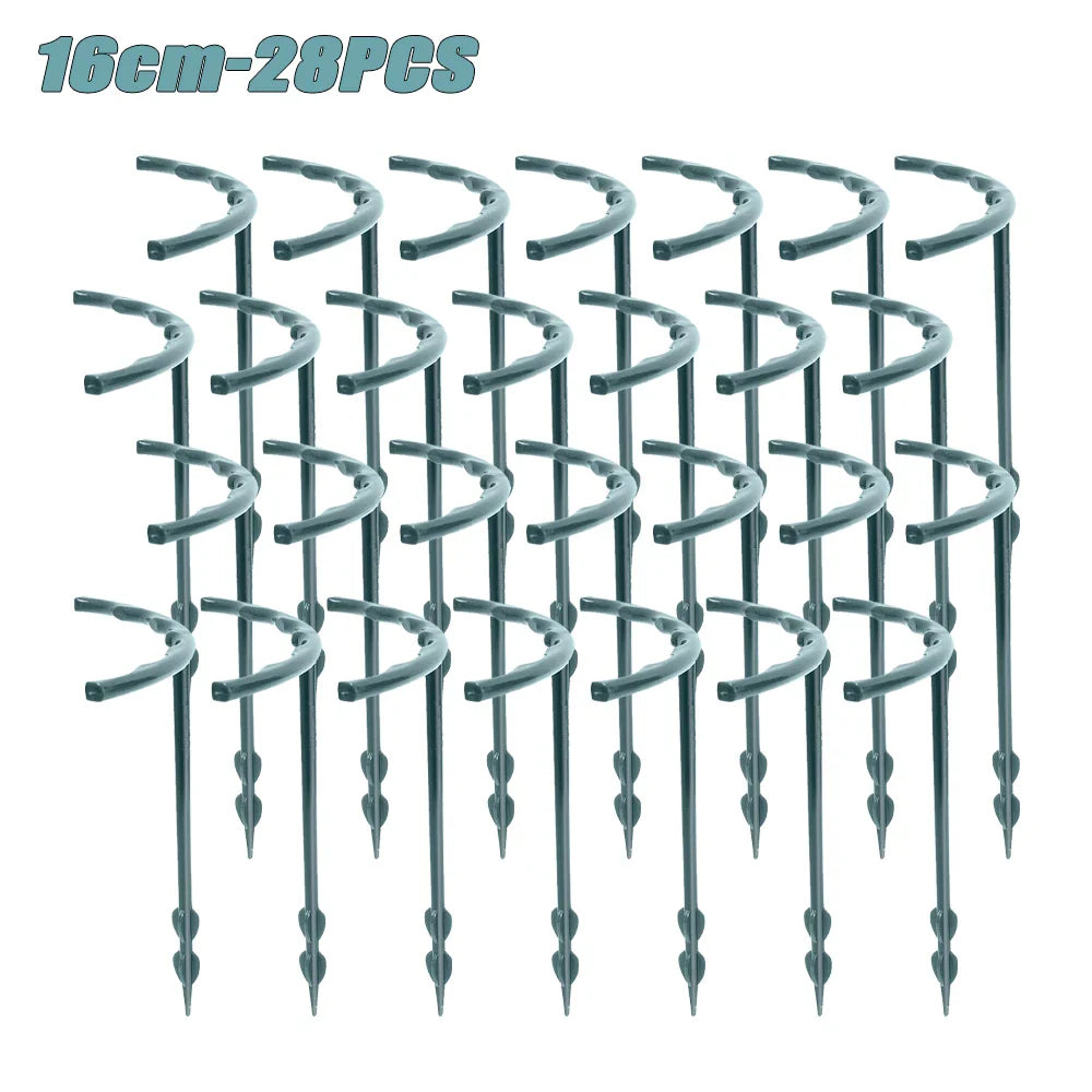 Semi-Circle Plant Support Stakes Hoops – Indoor & Outdoor Garden