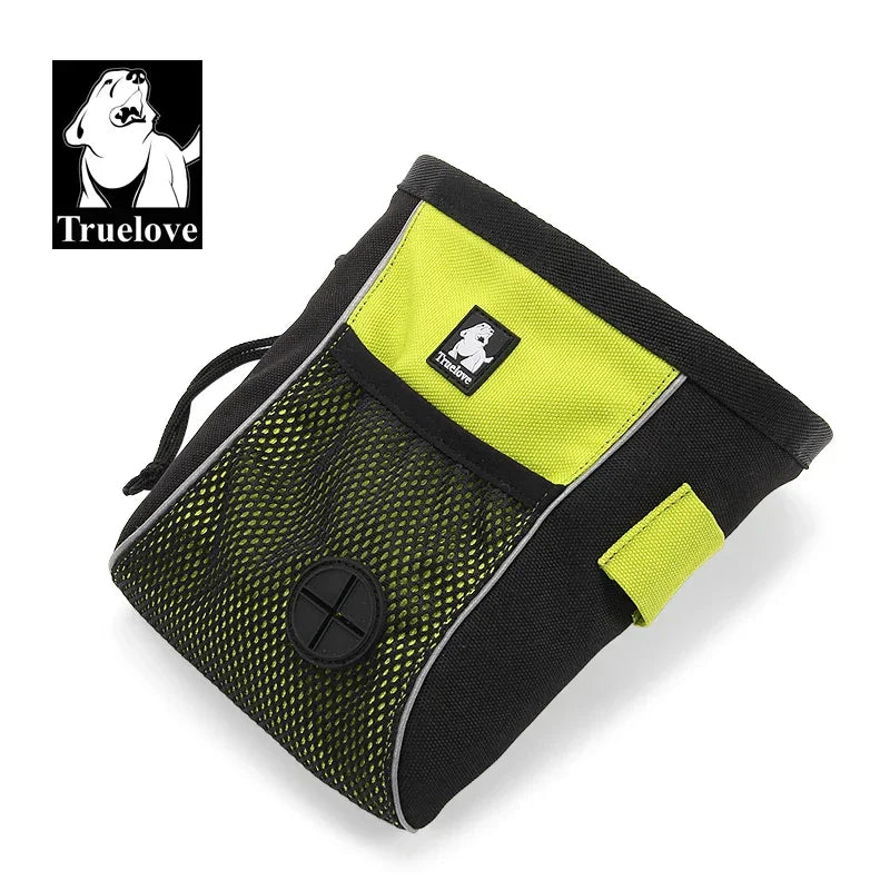 Truelove Snack Treat Bag Waterproof Lining High Capacity Draw-out Garbage Nylon Durable Outdoor Pet Product TLT2051 Peaceful Pleasures Health and Wellness Neon Yellow S China Mainland