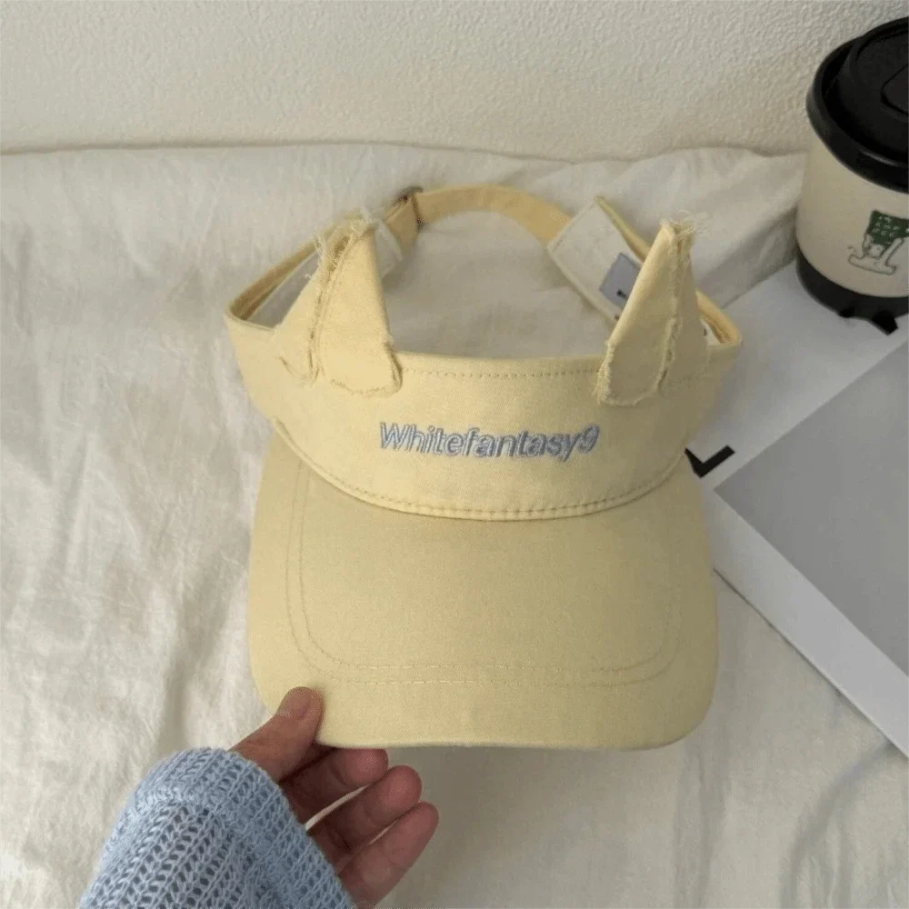 Cat Ears Baseball Cap – Cute Adjustable Embroidered Sun Hat