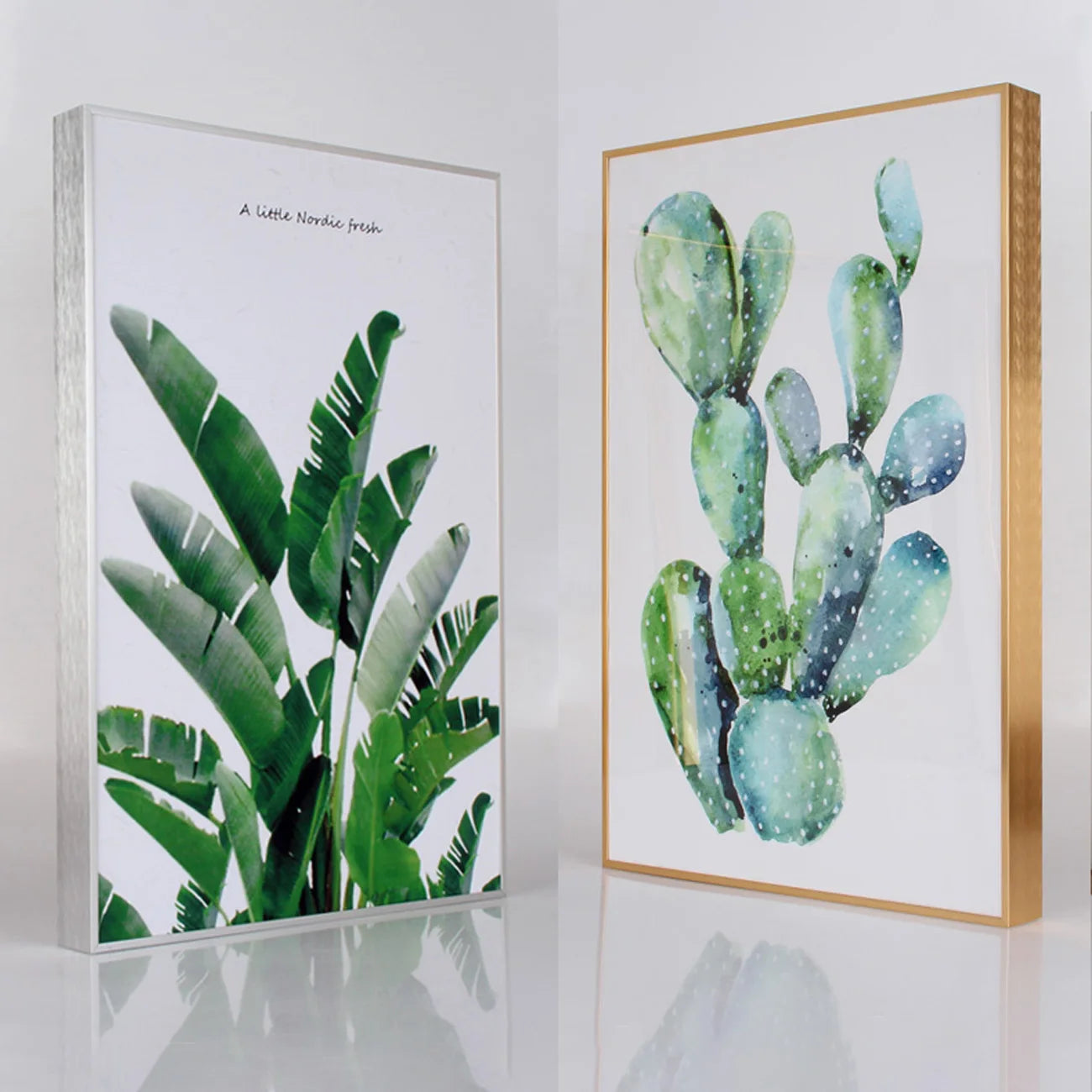Aluminum Alloy Canvas Oil Painting Frame, Metal Material, Narrow Edge Modern Popular, 5cm Thick, Mural Art Frame Peaceful Pleasures Health and Wellness