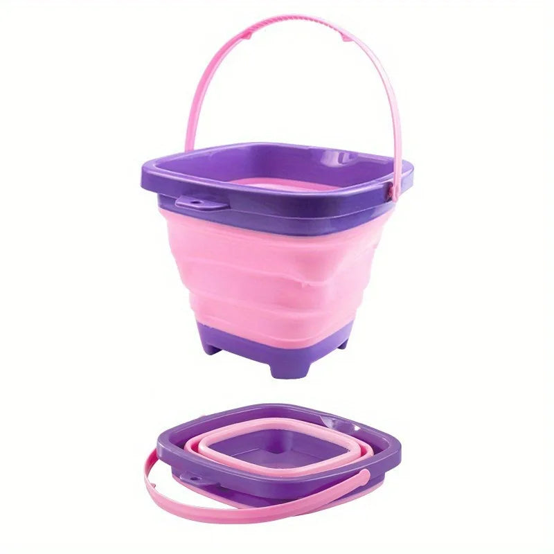 2L Collapsible Foldable Bucket – Portable Camping & Beach