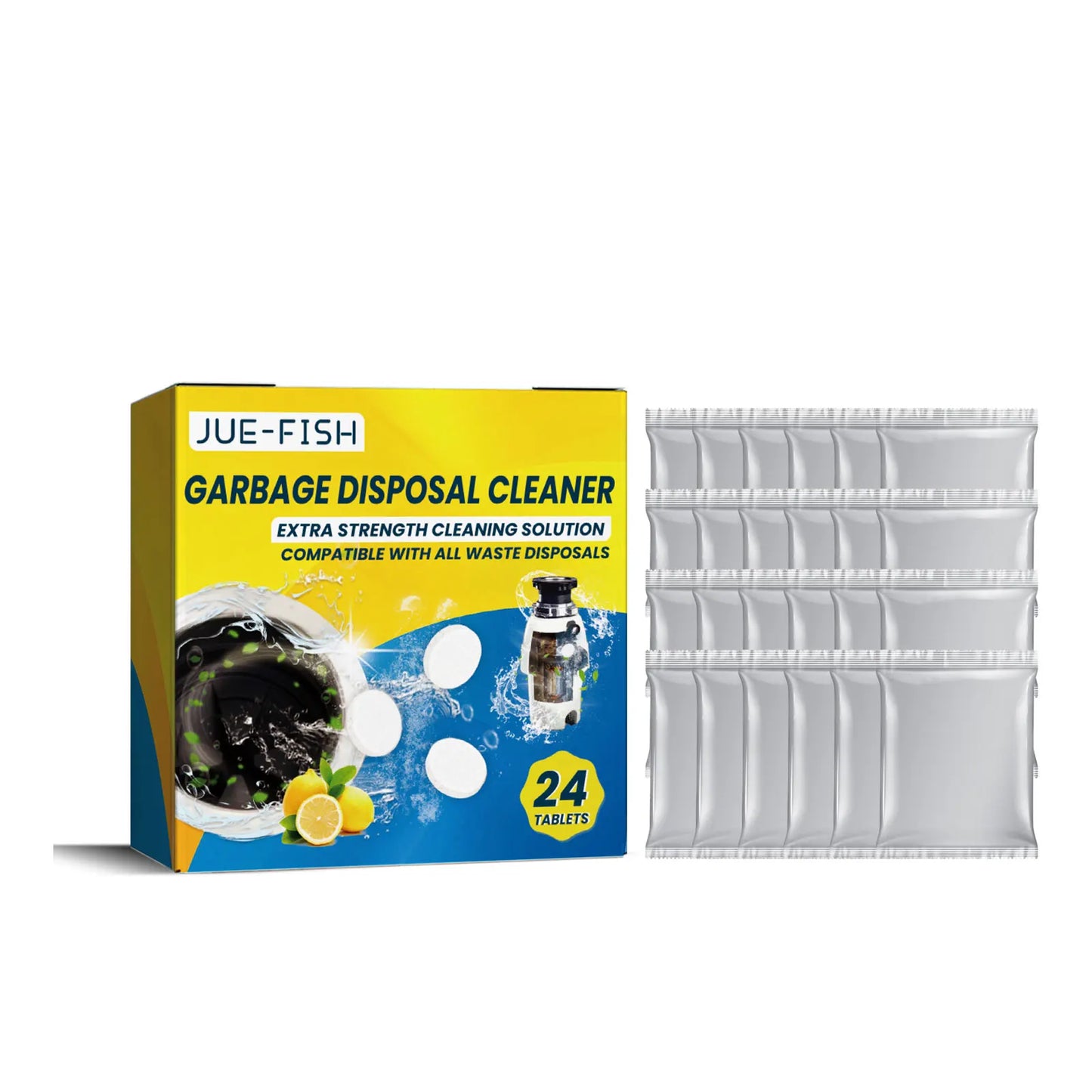 Drain Cleaning Tablets – Sink Cleaner & Deodorizer 24 Pack
