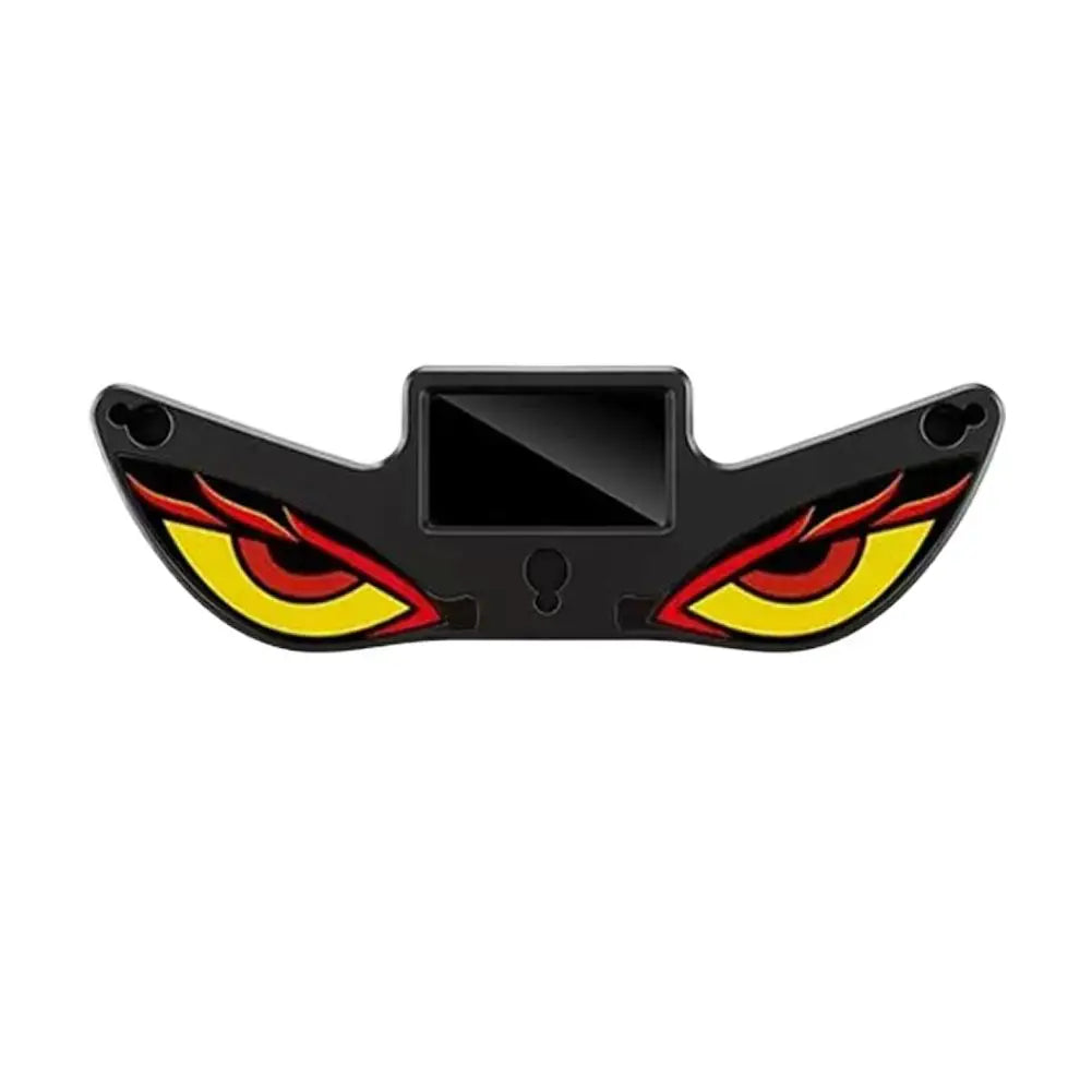 Solar Luminous Car LED Warning Light Dynamic Devil Eye Design Truck Decoration Light Car Triangular Window Solar Warning Light Peaceful Pleasures Health and Wellness D
