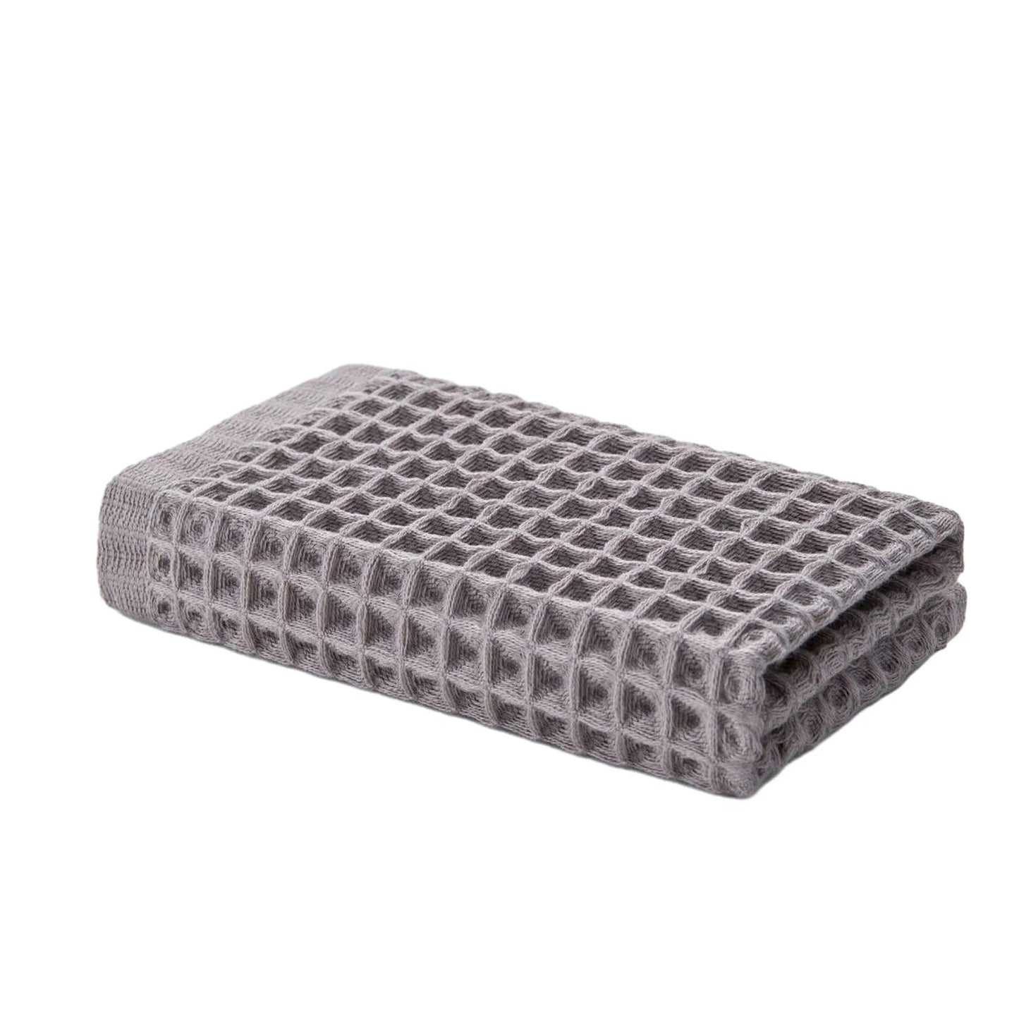 100% Cotton Waffle Towel – Lightweight, Quick-Dry & Absorbent
