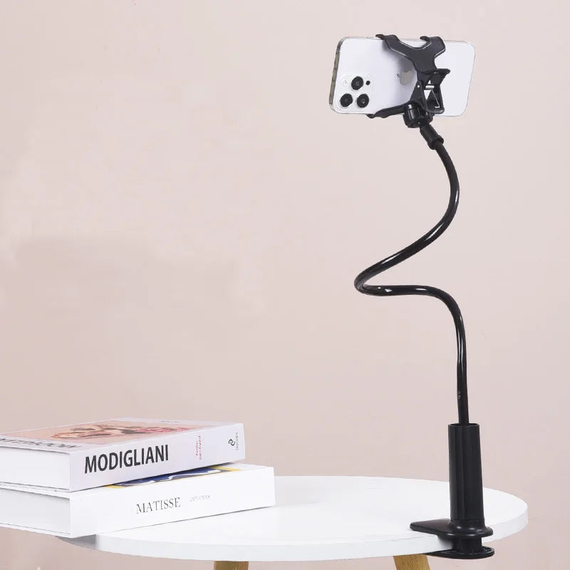 Flexible Gooseneck Phone Holder – Long Arm Clamp Mount Stand