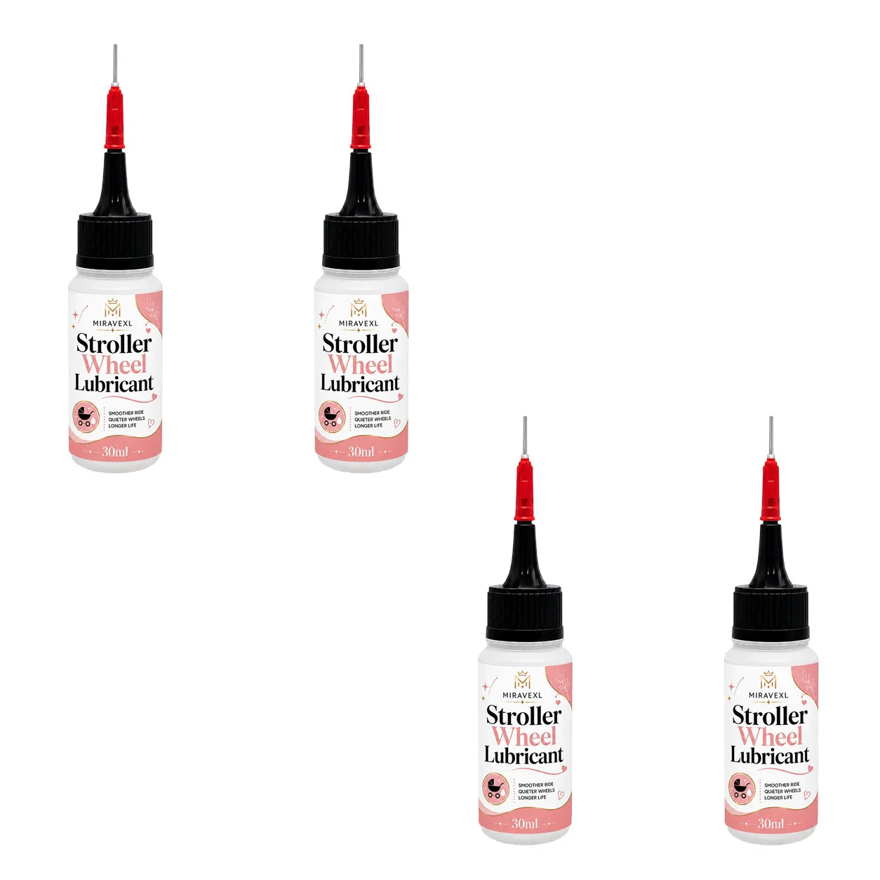 MIRAVEXL Stroller Wheel Lubricant 30ml – Smooth Quiet Ride