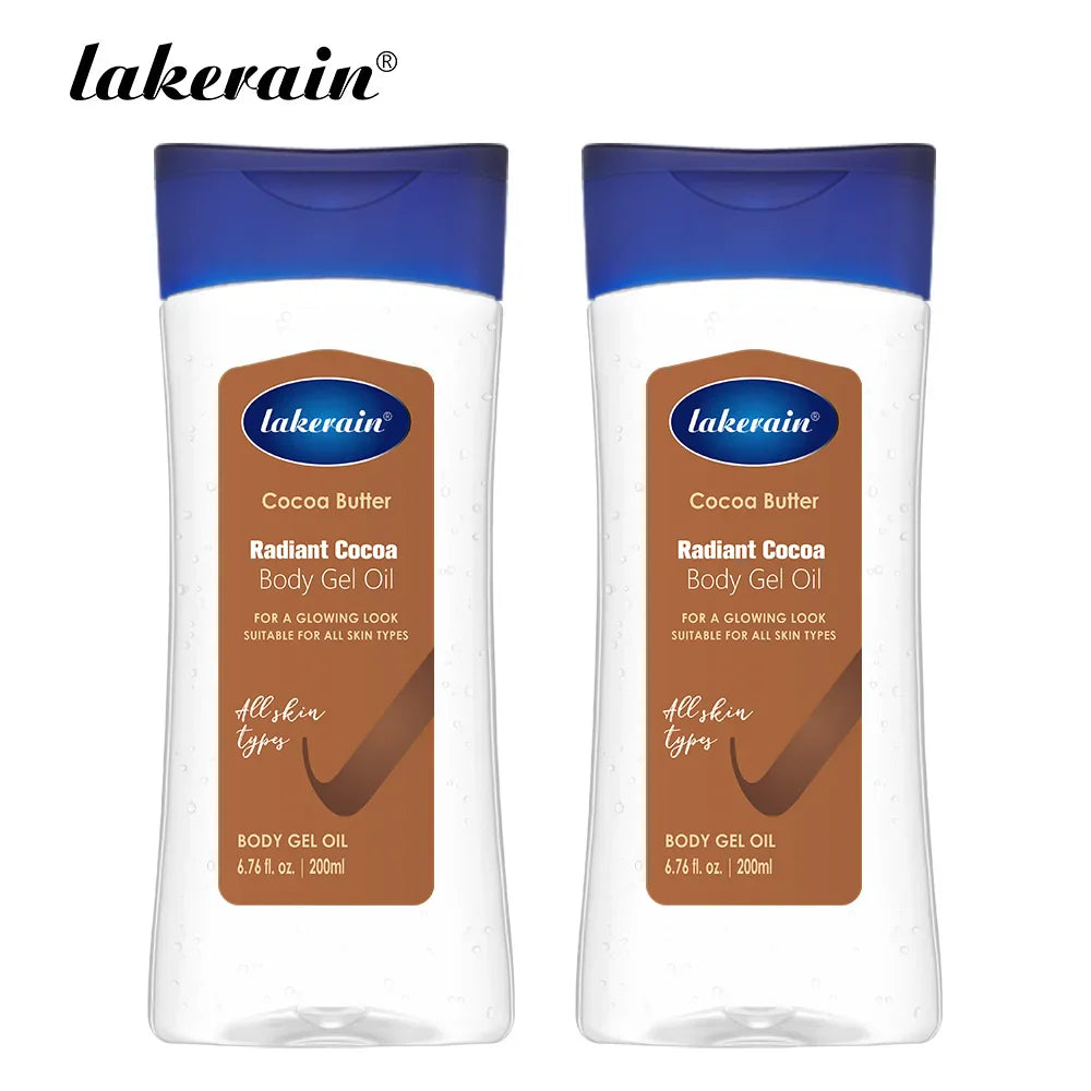 200ml Cocoa Body Oil Gel – Deep Hydration & Radiant Glow