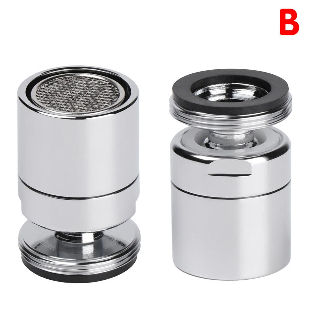 360° Swivel Faucet Aerator – Water-Saving Brass Nozzle