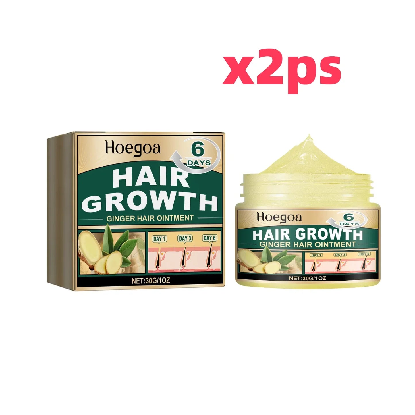 HOEGOA Hair Growth Scalp Cream – Deep Moisture & Repair 30g