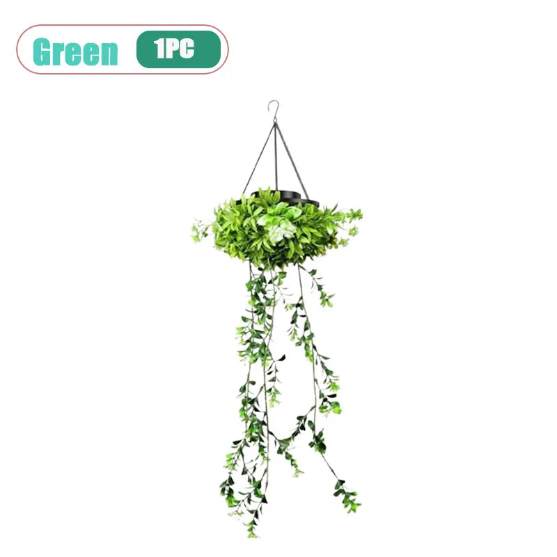 Solar Hanging Ivy Light – Waterproof Outdoor Garden Lamp