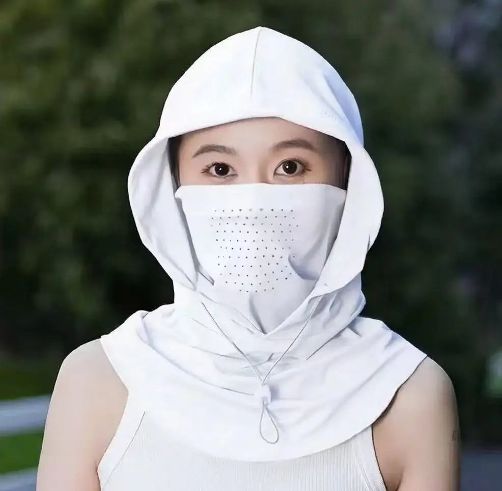 Women's UPF 50+ Sun Hat with Face Mask & Neck Gaiter