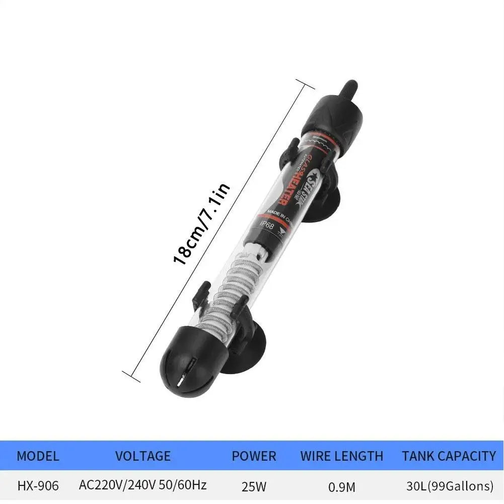 Compact Small Aquarium Heater, Auto Constant Temperature EU Plug Fish Tank Heating Rod Water Warmer for Aquarium Tank Peaceful Pleasures Health and Wellness