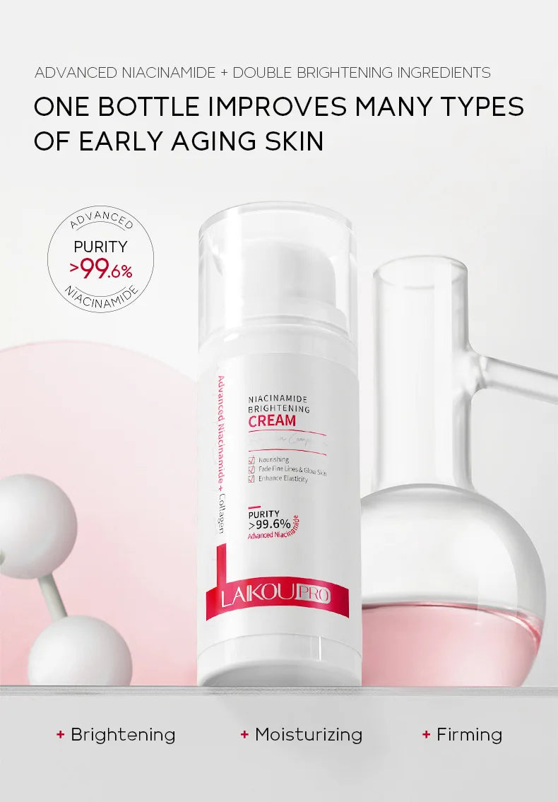 LAIKOU Niacinamide Face Cream – Anti-Wrinkle Firming Moisturizer