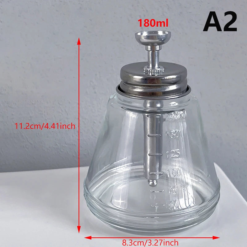 180ml Push Down Glass Empty Pump Dispenser For Nail Polish Alcohol Makeup Remover Clear Refillable Bottle Liquid Cleanser Storag Peaceful Pleasures Health and Wellness A2