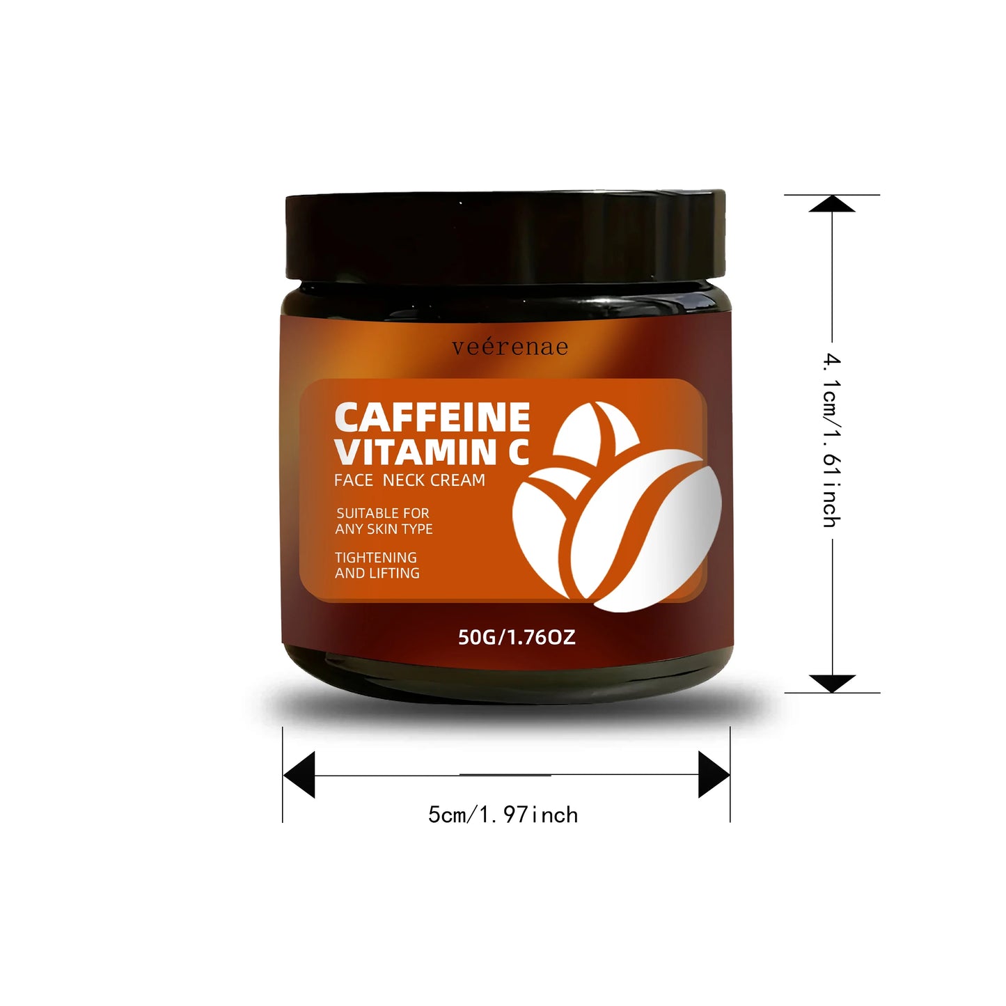 Caffeine Vitamin C Face & Neck Cream – Lifting & Firming