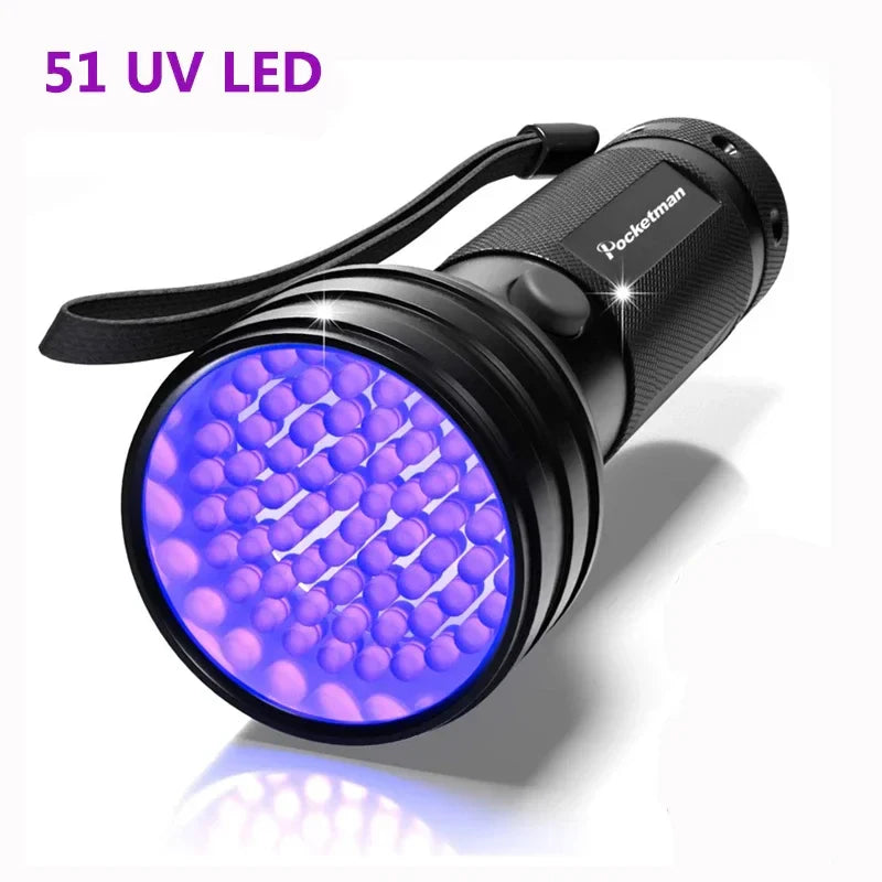 POCKETMAN UV Blacklight Flashlight 395nm | 9–51 LED