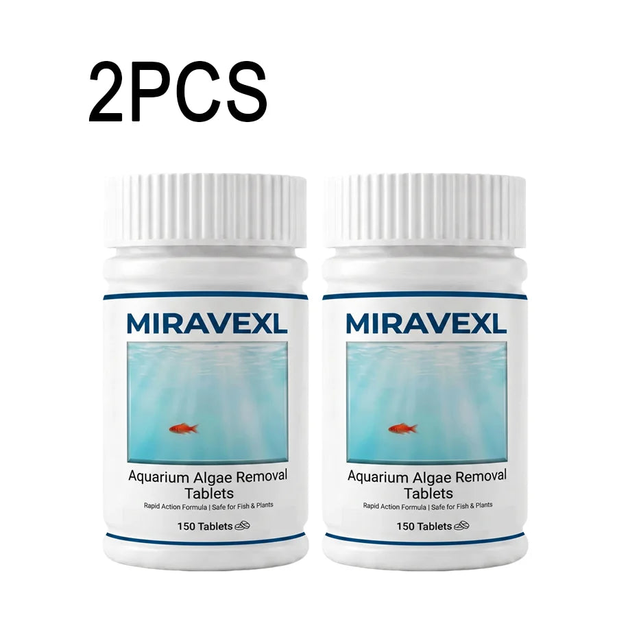 MIRAVEXL Aquarium Algae Control Tablets 150pk – Fish Safe