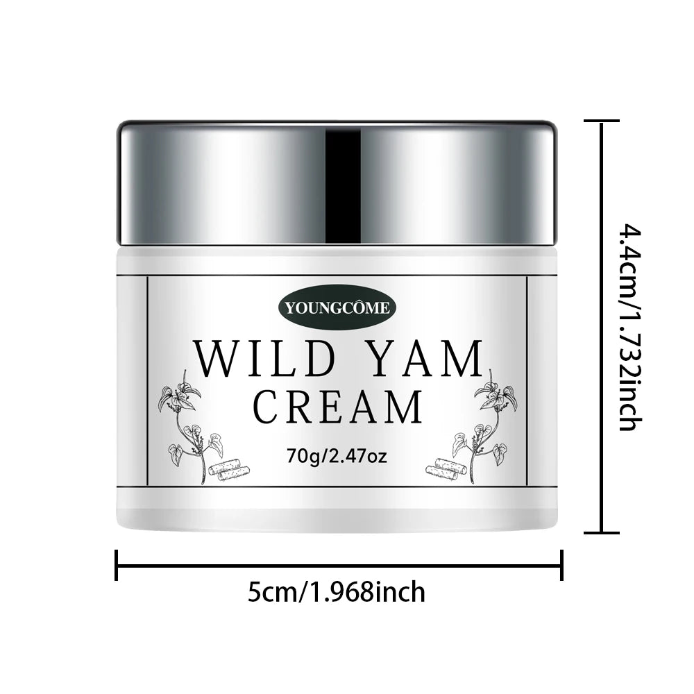 Wild Yam Root Face Cream – Moisturizing, Brightening & Firming Face Moisturizer Cream Peaceful Pleasures Health and Wellness 60G