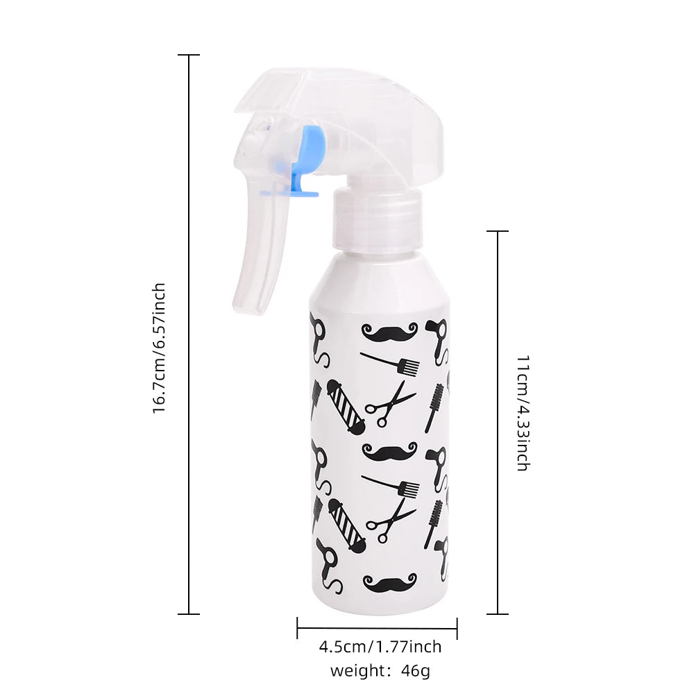 Barber Hair Spray Bottle High Pressure Ultra Fine Continuous Water Salon Refillable Hairdressing Sprayer Barbershop Home Tools Peaceful Pleasures Health and Wellness Printed