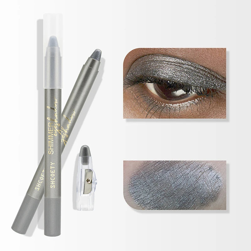 8 color pearl eyeshadow pencil, self-sharpening pencil eyeliner, undercover pencil, does not smudge, waterproof and long-lasting Peaceful Pleasures Health and Wellness SH137-01