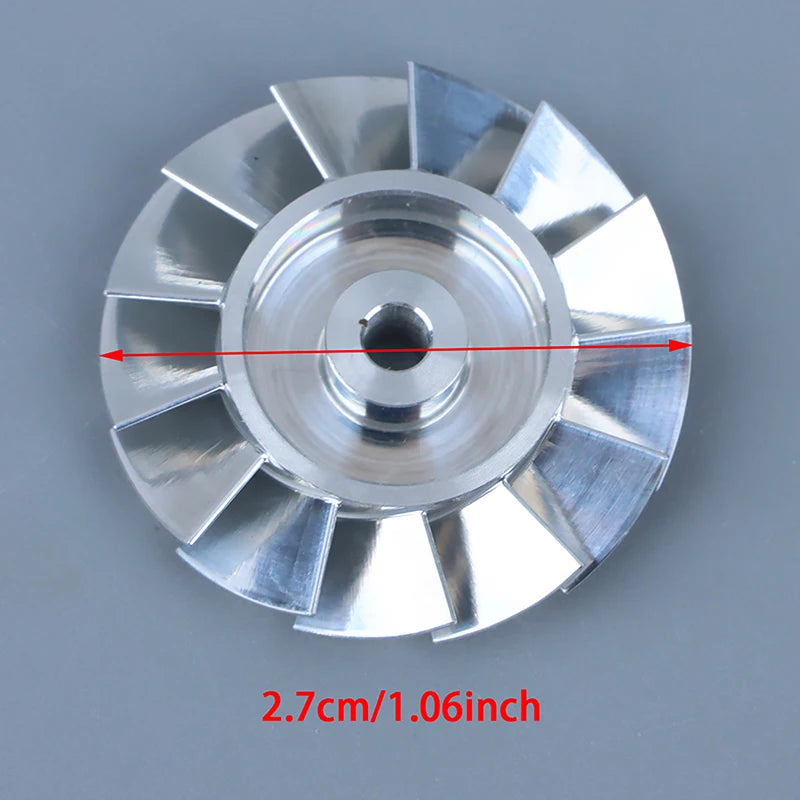 27mm Aluminium Hair Dryer Fan Blade Impeller – CNC Machined