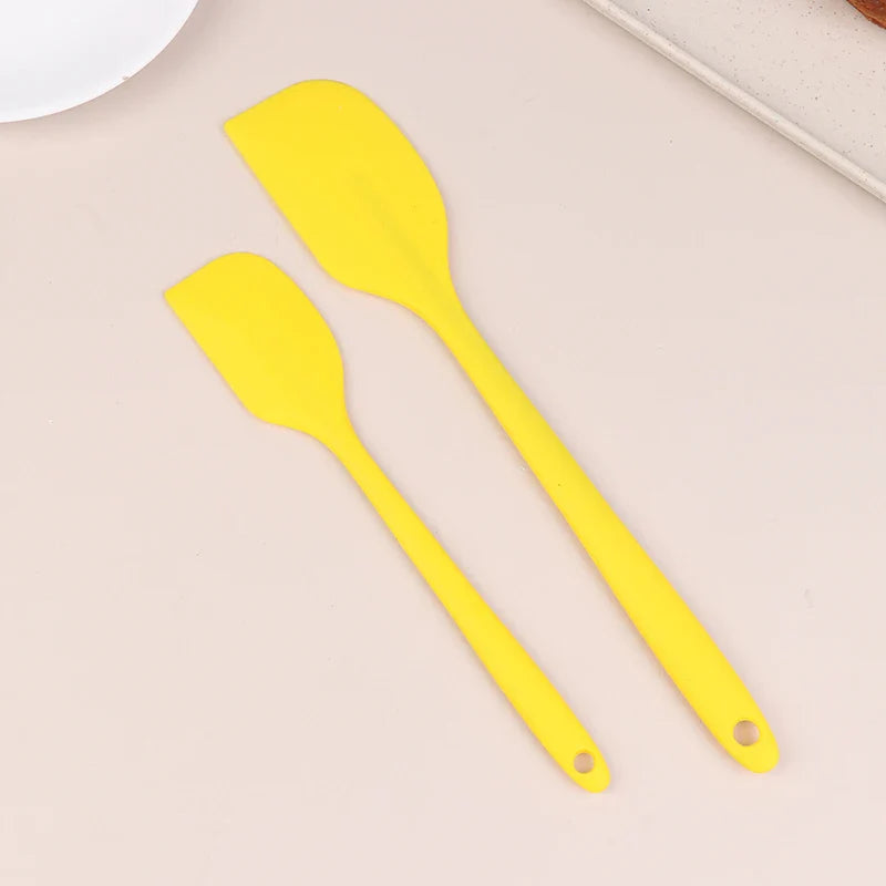 2-Piece Silicone Spatula Set – Baking Scraper & Spreader
