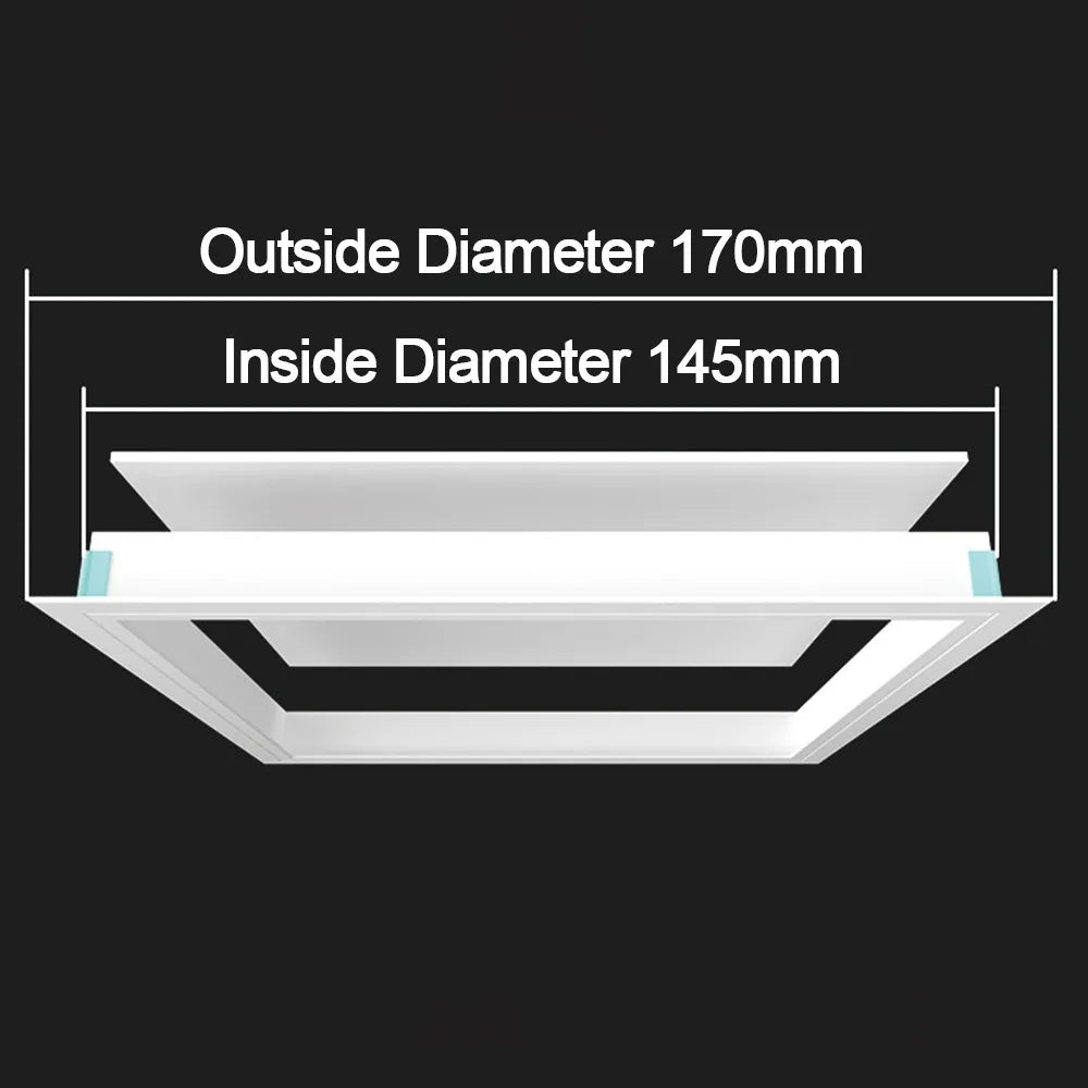 White Hinged Access Panel – Plastic Wall & Ceiling Inspection Hatch