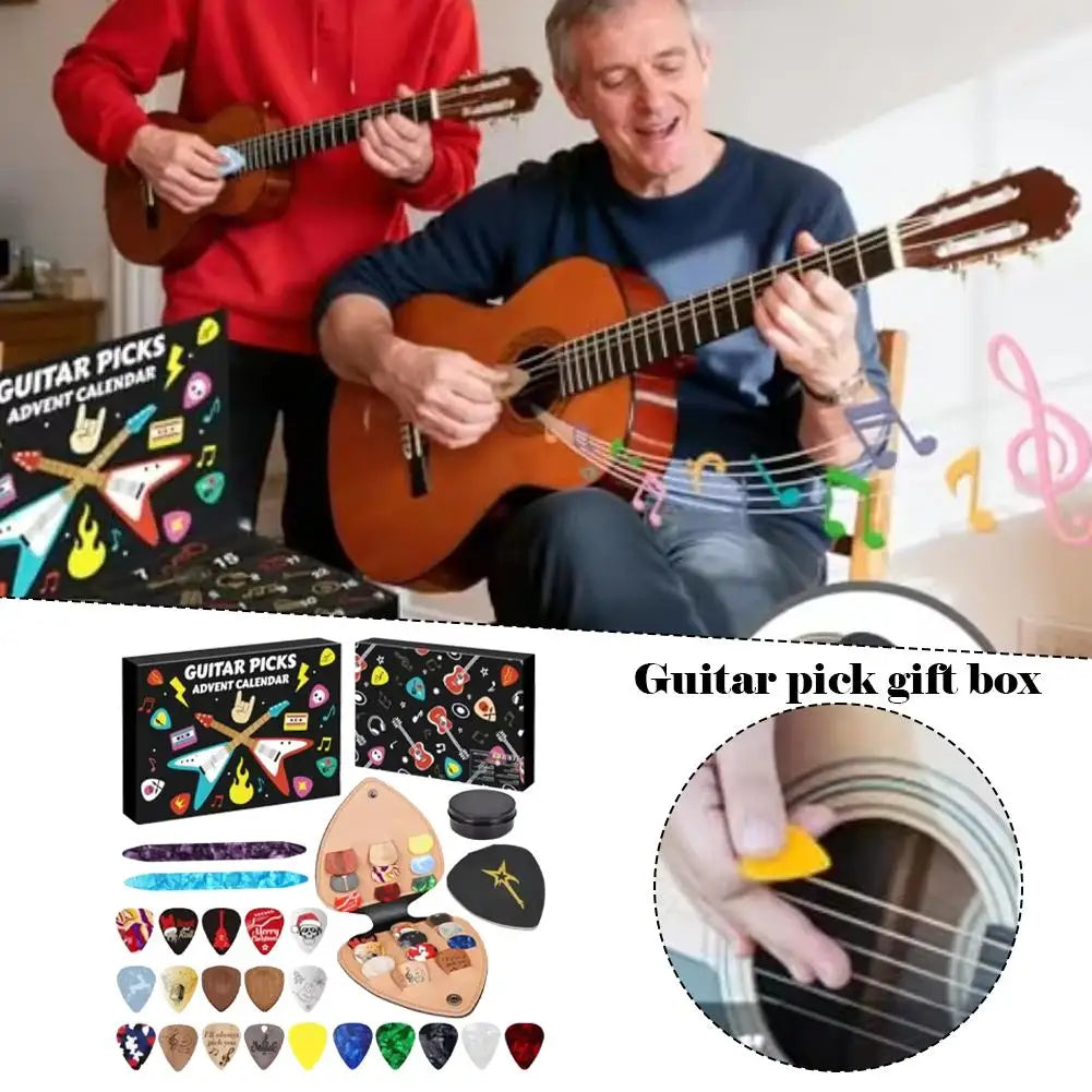 Guitar Picks Advent Countdown Calendar – 20 Picks + Holder