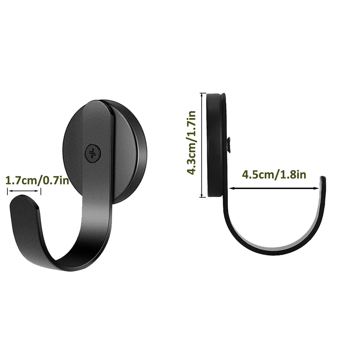 1pcs Strong Magnetic Hooks Heavy Duty fridge Front Door Kitchen Utensil Hanger for Office Garage Shed Gym Locker Black White Peaceful Pleasures Health and Wellness