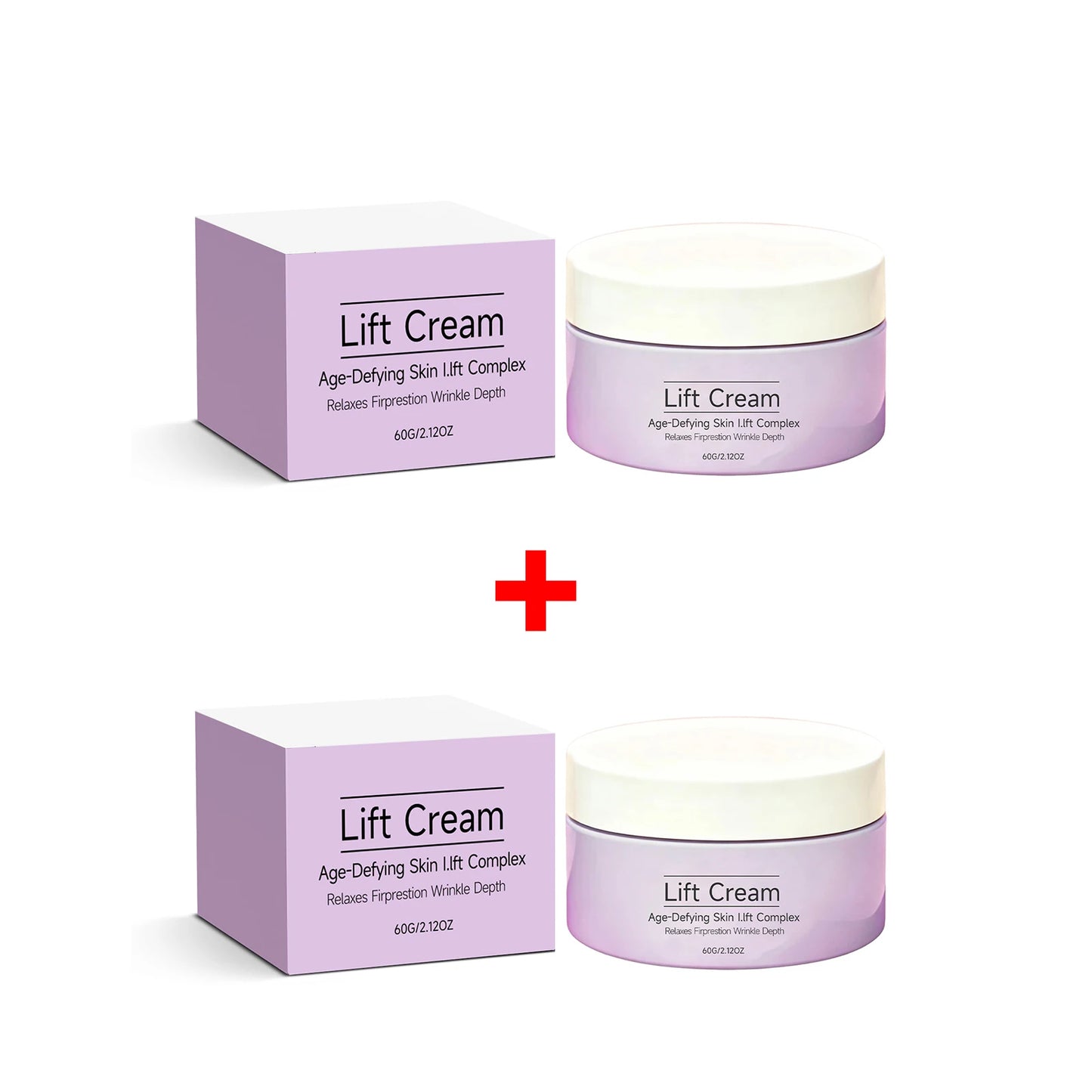 Firming and Lifting Face Cream Reduces Fine Lines Improve Sagging Skin Tightening Nourishing Skin Elasticity Boost Skin Care Peaceful Pleasures Health and Wellness 2pcs