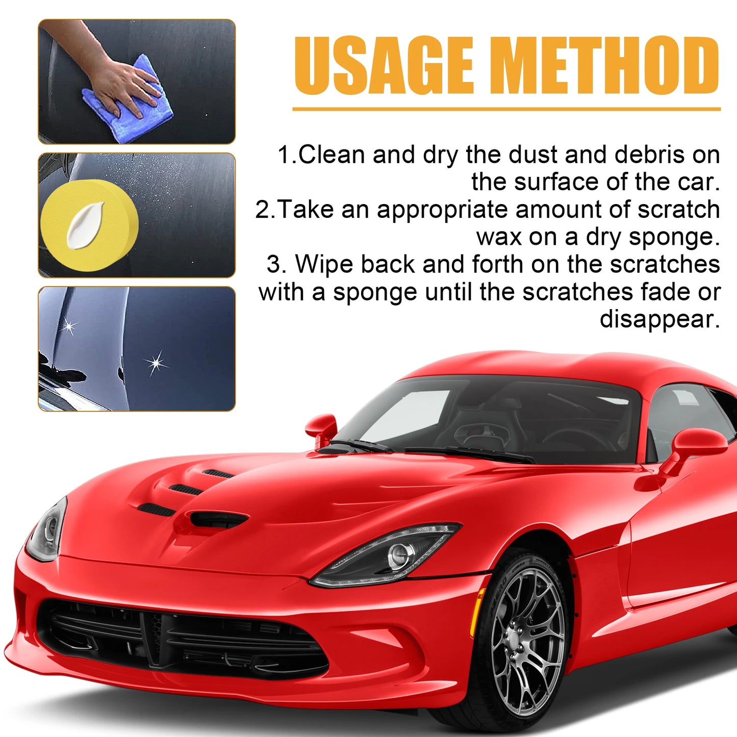 Homonth Car Scratch Repair Cream | Remove Oxidation & Restore Gloss