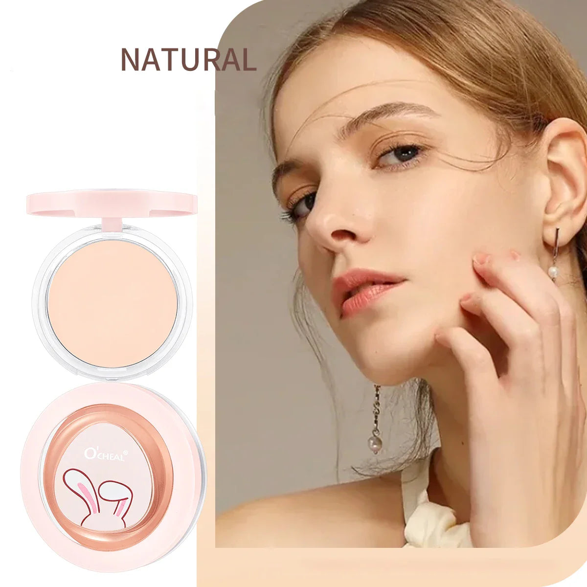 Matte Setting Powder – Waterproof, Oil Control, Natural Finish