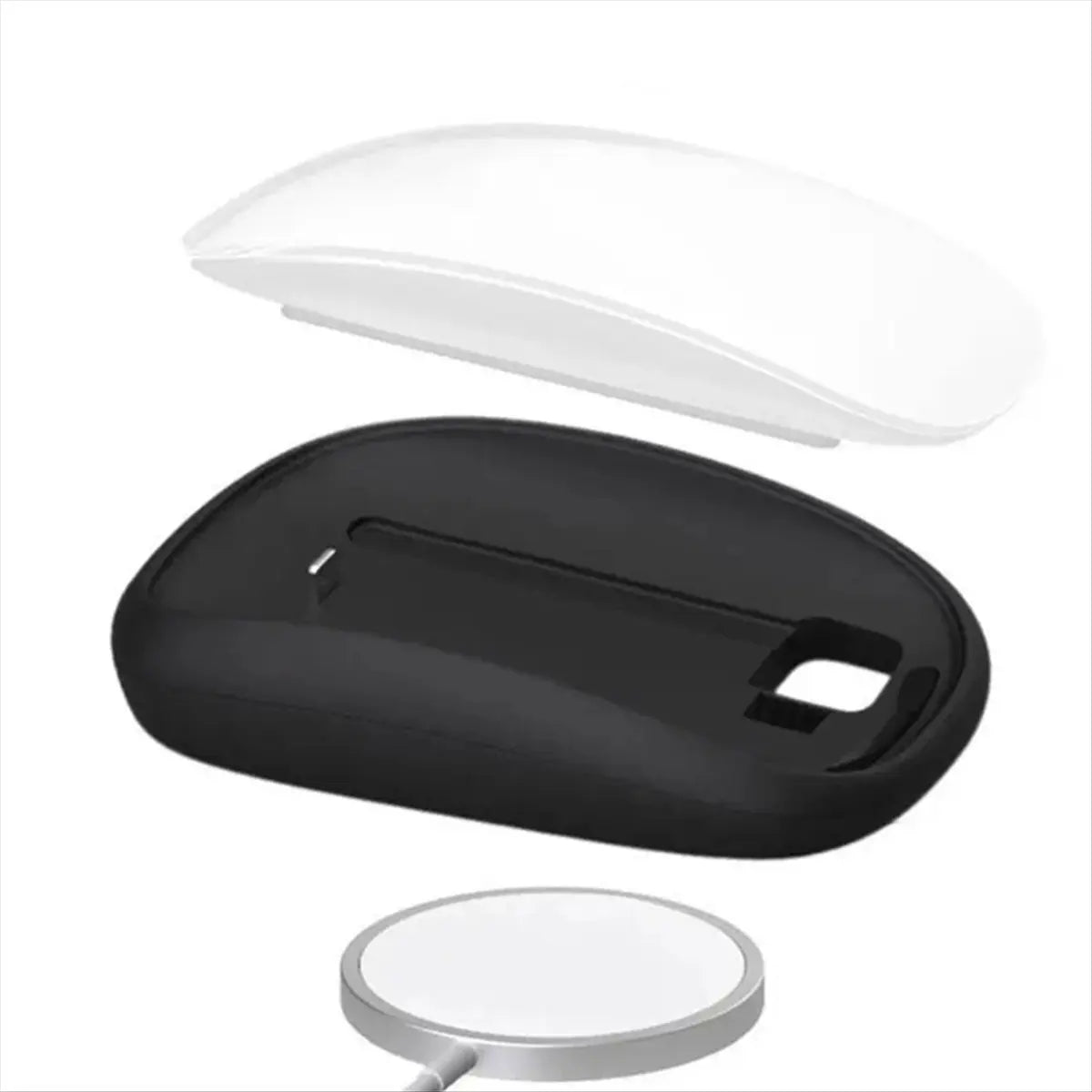-Trust Mouse Dock for Apple Magic Mouse 2 Charging Dock Ergonomic Wireless Charging Pad Housing Increased Height-B Peaceful Pleasures Health and Wellness
