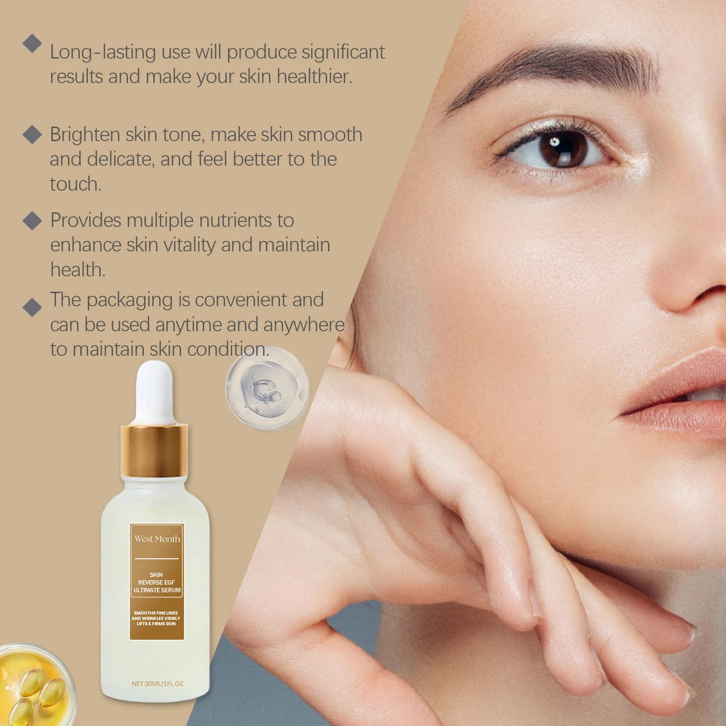Glycerin Face Serum – Anti-Wrinkle, Hydrating & Brightening 30ml