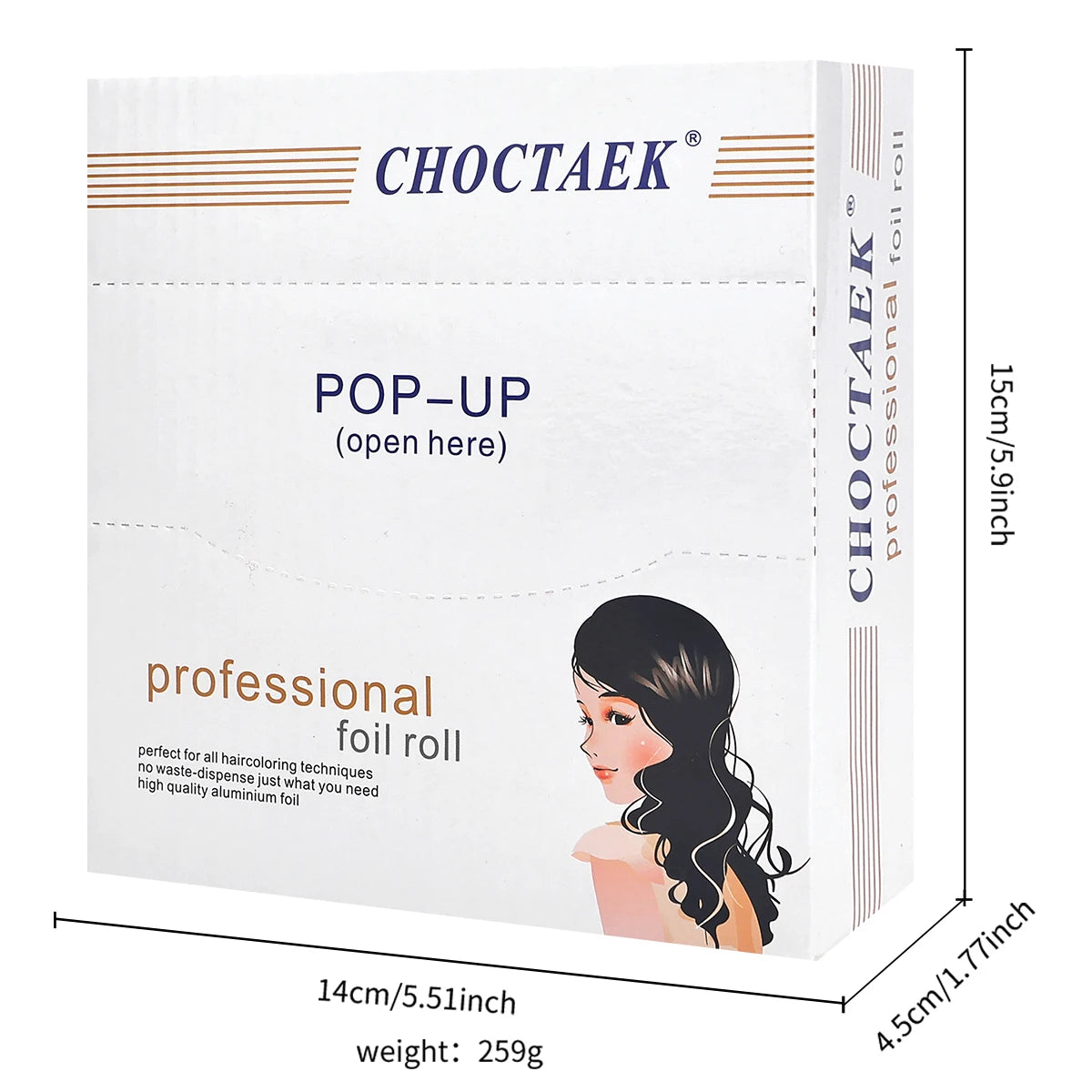 200pcs/Box Perming Aluminum Foil for Hair Professional Embossed Hair Foil Roll Hair Coloring Highlighting Foils for Bleaching Peaceful Pleasures Health and Wellness
